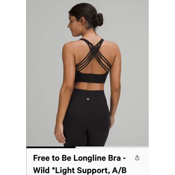 lululemon athletica Other - Lululemon Free to Be Longline Bra-
Wild Size 12